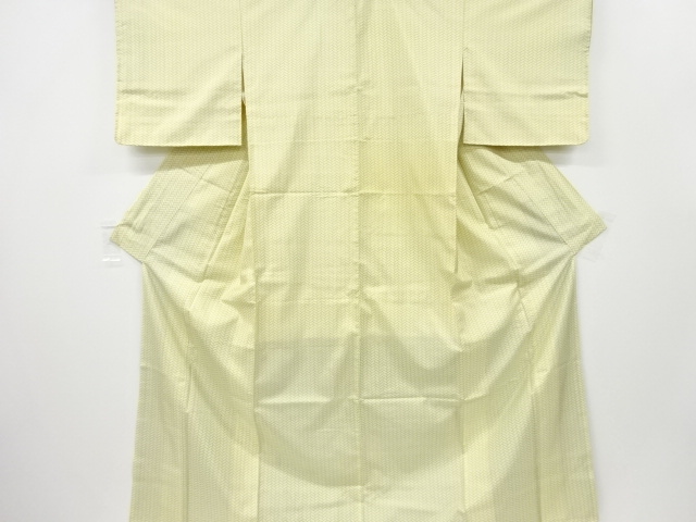 JAPANESE KIMONO / ANTIQUE KIMONO / SILK / OSHIMA TSUMUGI / HIGAKI PATTERN